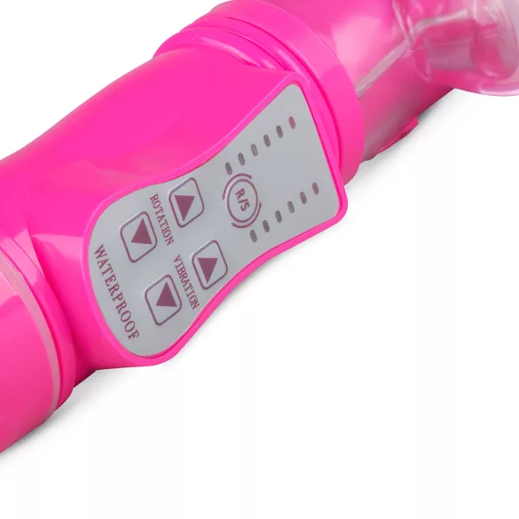 Easytoys Bunny - vibrator s guranjem - silikon - roza
