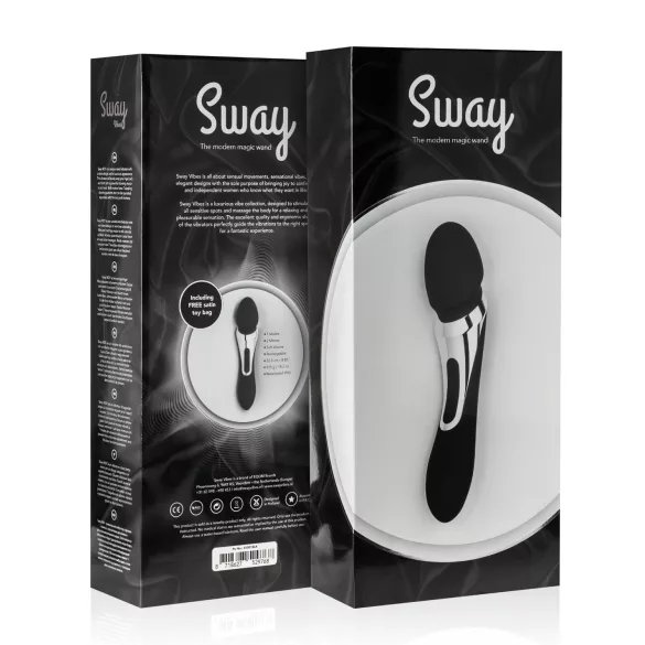 Sway No.1 Wand - vibrirajući masažer s baterijom - 2u1 - crna