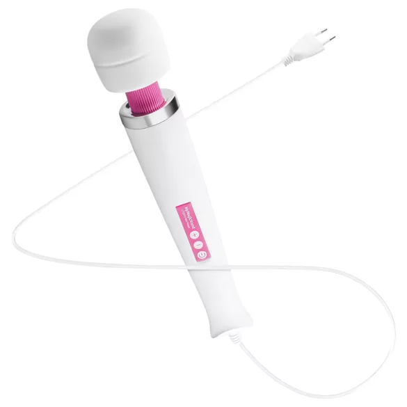 MyMagicWand - snažan masažni vibrator - bijela/roza