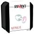 Rimba XS - srebrni analni čep s ružičastim kamenčićem