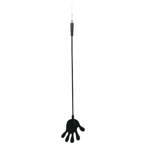 Rimba - bič za jahanje sa rukom - silikon - 40 cm - crni