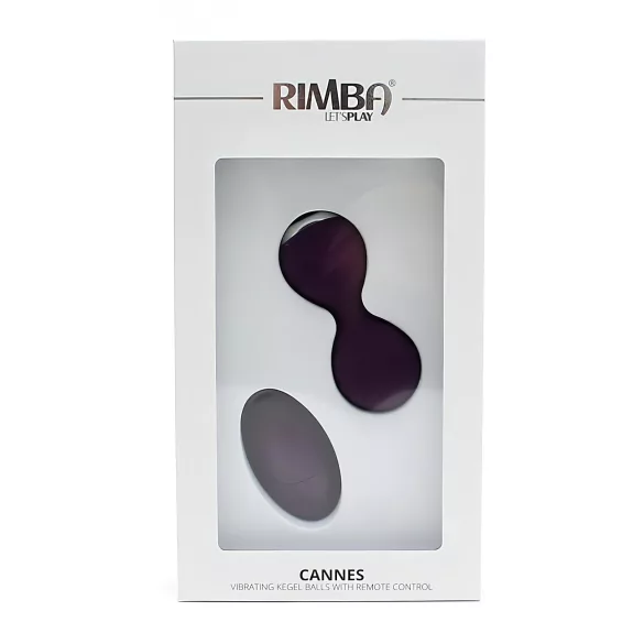 Rimba Cannes - vibracijsko jaje na daljinsko upravljanje - punjivo - ljubičasto
