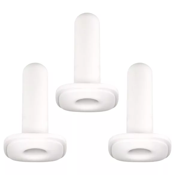 Kiiroo Onyx - masturbatorska manžeta za uski osjećaj - set 3 komada - bijela