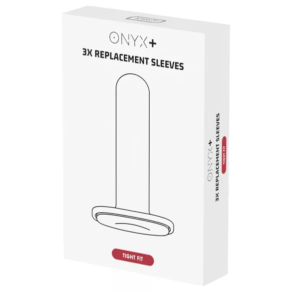 Kiiroo Onyx - masturbatorska manžeta za uski osjećaj - set 3 komada - bijela