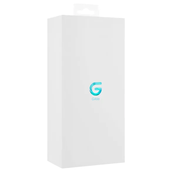 Gildo Glass No. 20 - stakleni dildo s perlama - prozirno