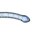 Gildo Stakleni No. 5 - spiralni dildo (prozirno-plavi)