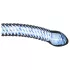 Gildo Glass No. 5 - stakleni dildo sa spiralom - prozirno plava