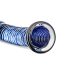Gildo Stakleni No. 5 - spiralni dildo (prozirno-plavi)
