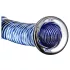 Gildo Glass No. 5 - stakleni dildo sa spiralom - prozirno plava