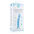 Gildo Stakleni No. 5 - spiralni dildo (prozirno-plavi)