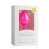 Easytoys Diamond - analni čep s bijelim draguljem (srednji) - roza