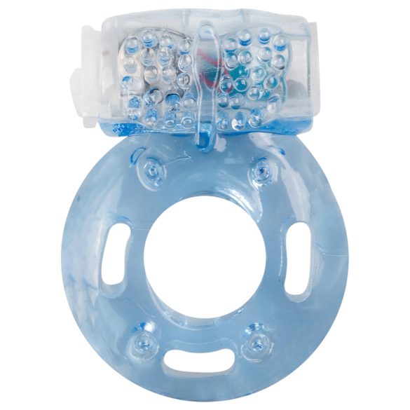 Easytoys - plavi vibracijski prsten za penis