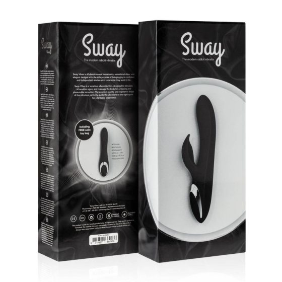 Sway No.2 - punjivi vibrator za klitor (crni)