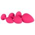 Easytoys Diamond - set analnih čepova (roza)