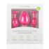 Easytoys Diamond - set analnih čepova (roza)