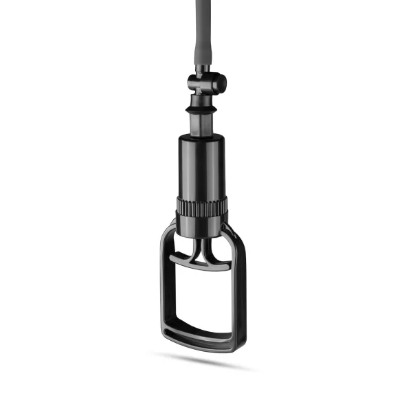 Easytoys - pumpa za penis s ručkom - crna