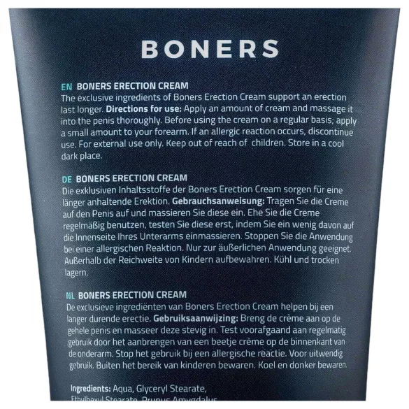 Boners - stimulirajuća krema za erekciju za muškarce - 100ml