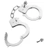 EasyToys - metalne lisice - srebrna