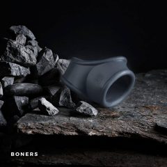   Boners Cocksling - prsten za penis i prsten za testise (sivo)