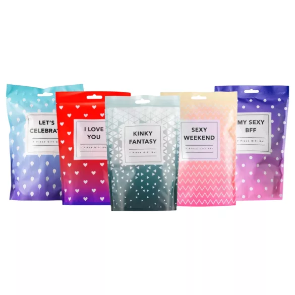 LoveBoxxx Let's Celebrate - set za parove s vibratorom - 7 dijelova