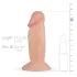Real Fantasy Archi - realistični dildo - 11,5 cm - prirodna boja