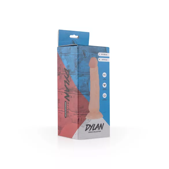 Real Fantasy Dylan - realistični dildo - 23cm - prirodna boja