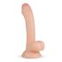Real Fantasy Vince - dildo s testisom i prepucijem - 19,5 cm (natur)