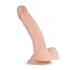 Real Fantasy Derek - realistični dildo s testisima - 22 cm - natur