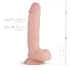Real Fantasy Glynn - realistični dildo s testisima - 25 cm - natur