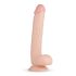 Real Fantasy Elvin - realistični dildo s testisima - 28 cm (natur)
