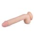 Real Fantasy Elvin - realistični dildo s testisima - 28 cm (natur)