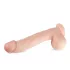Real Fantasy Lexon - realistični dildo s testisima - 33cm - natur