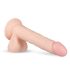 Real Fantasy Lewis - realistični akumulatorski vibrator - 22 cm (boja kože)