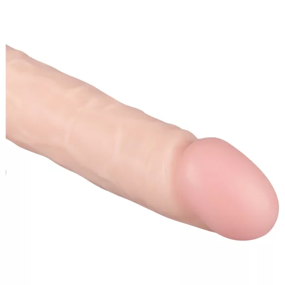 Real Fantasy Lewis - realistični vibrator na punjenje - 22 cm - natur