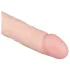 Real Fantasy Lewis - realistični vibrator na punjenje - 22 cm - natur