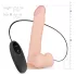 Real Fantasy Lewis - realistični vibrator na punjenje - 22 cm - natur