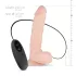 Real Fantasy Glynn - realistični vibrator na punjenje - 25cm - natur