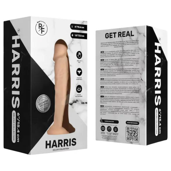 Real Fantasy Harris - realistični dildo - 15 cm - natur