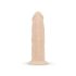 Real Fantasy Winston - vibrator s vakumskim držačem - 19 cm (prirodne boje)