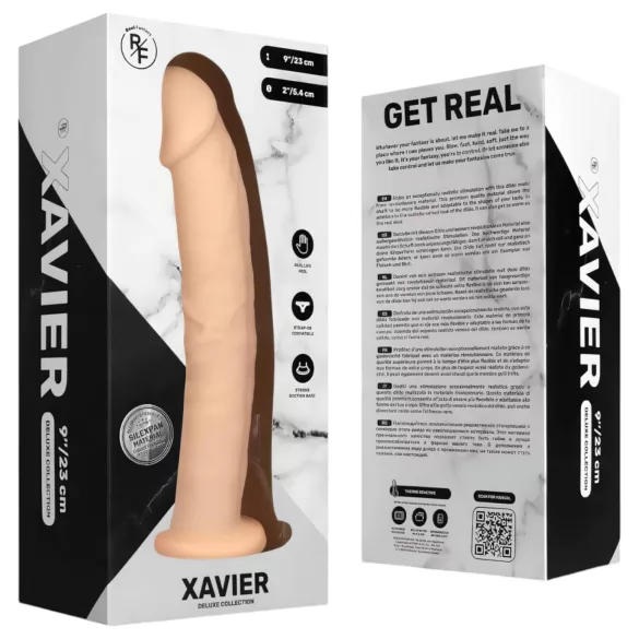 Real Fantasy Xavier - realistični dildo - 23 cm - natur