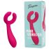 Easytoys Couple - punjivi, vodootporni vibrator za parove (roza)