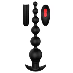   Cheeky Love - analni vibrator s kuglicama na baterije s daljinskim upravljačem