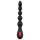 Cheeky Love - punjivi crni analni vibrator s perlicama
