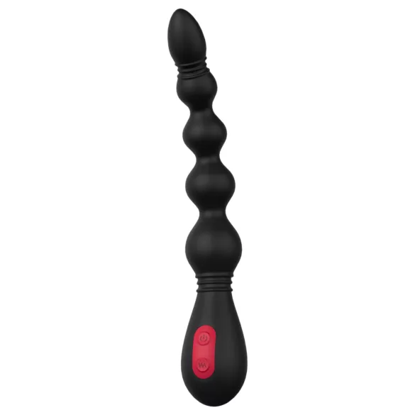 Cheeky Love - analni vibrator s kuglicama - punjivi - crni