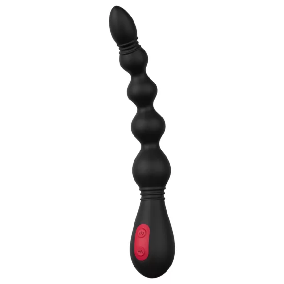 Cheeky Love - analni vibrator s kuglicama - punjivi - crni