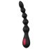 Cheeky Love - punjivi crni analni vibrator s perlicama