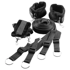 Dreamtoys Blaze - set za vezanje za krevet (crni)