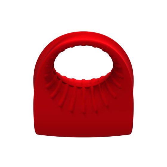Red Revolution Sphinx - punjivi, vodootporni prsten za penis (crveni)