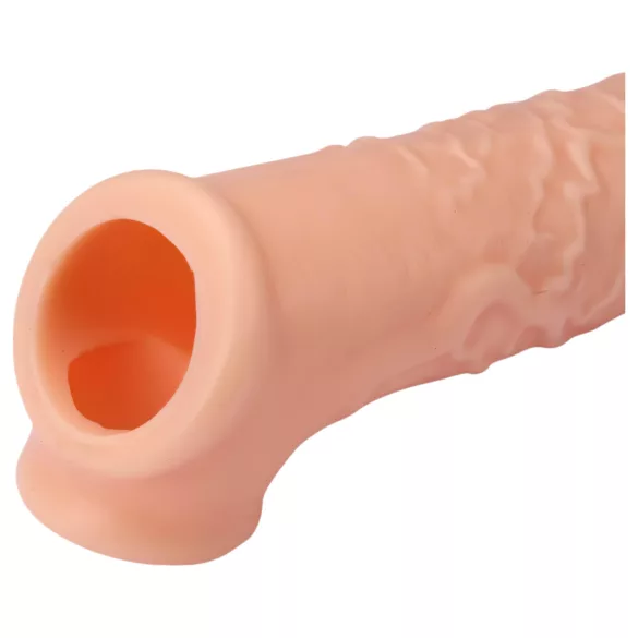 RealStuff - penis navlaka - produživač - natur boja - 17 cm