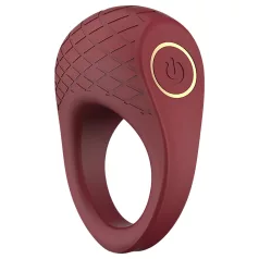 Dreamtoys Ivy - vibrirajući penis prsten - bordo